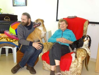 stafordšírský bulteriér canisterapie