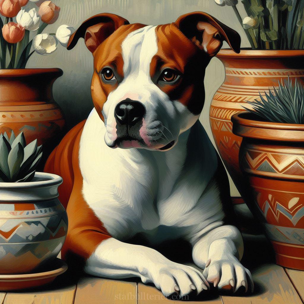 The Original Standard Staffordshire Bull terrier - 1935 30 The Original Standard Staffordshire Bull terrier - 1935 stafordšírský bulteriér ilustrace