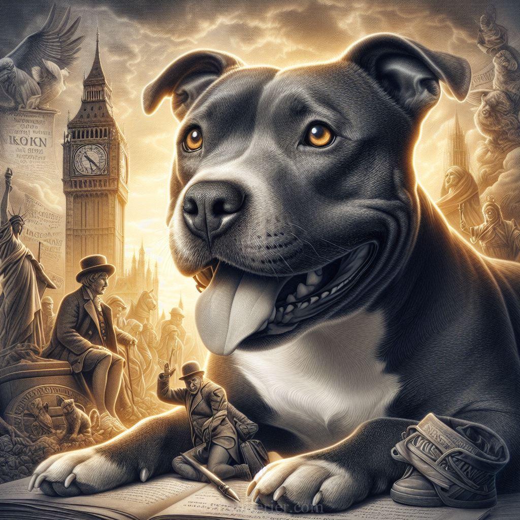 Historie Plemene 22 Historie Plemene stafordšírský bulteriér ilustrace