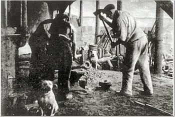 Historie Stafordšírského bulteriéra v obrazech 62 Historie Stafordšírského bulteriéra v obrazech joe mallen 1890 1975 with gentleman jim 1937 brindle mick x triton judy good lad orig